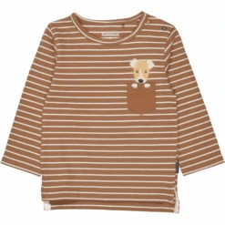 STACCATO Camicia Cammello A Righe