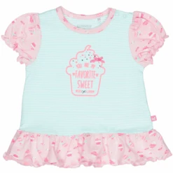 STACCATO Girls Tunica Azzurro/rosa