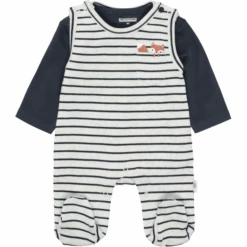 STACCATO Tutina+camicia A Righe Blu