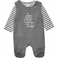 Staccato Tutina+camicia Grafite Melange