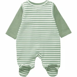 STACCATO Tutina+Maglia Pine Green A Righe -About You Moda Negozio staccato tutinamaglia pine green a righe a413111 3
